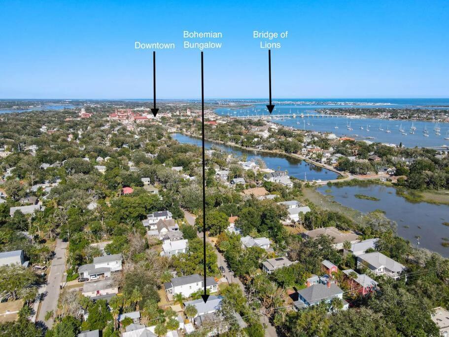 Luxurious Bohemian Bungalow In Lincolnville - Mins From Downtown! St. Augustine Exterior photo